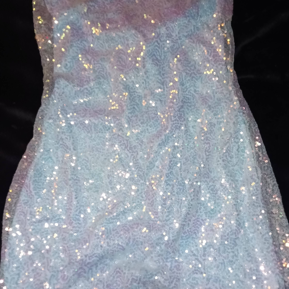 Lucy in the Sky Prom Dress in Midnight Blue with Elegant Sequins